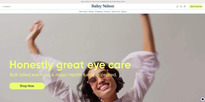 Home page of Bailey Nelson