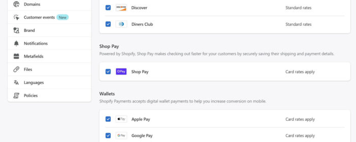 Activate Shop Pay In Shopify