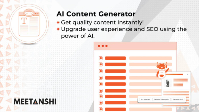 Meetanshi - AI content generator