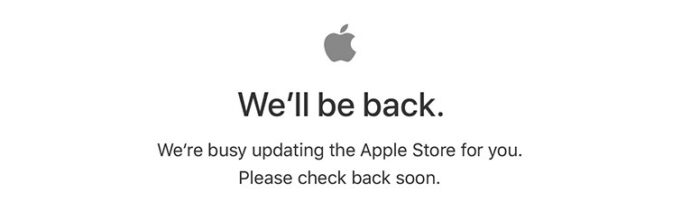 Apple Maintenance Page - simple maintenance page examples