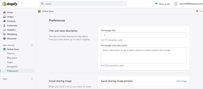 How to Add Meta Description in Shopify Homepage