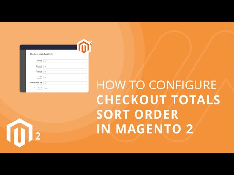 How to Configure Checkout Totals Sort Order in Magento 2 1