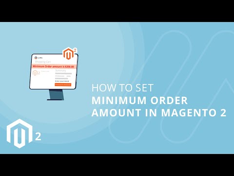 How to Set Minimum Order Amount in Magento 2 1