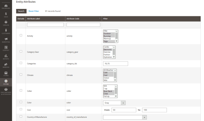 Data export from Magento 2