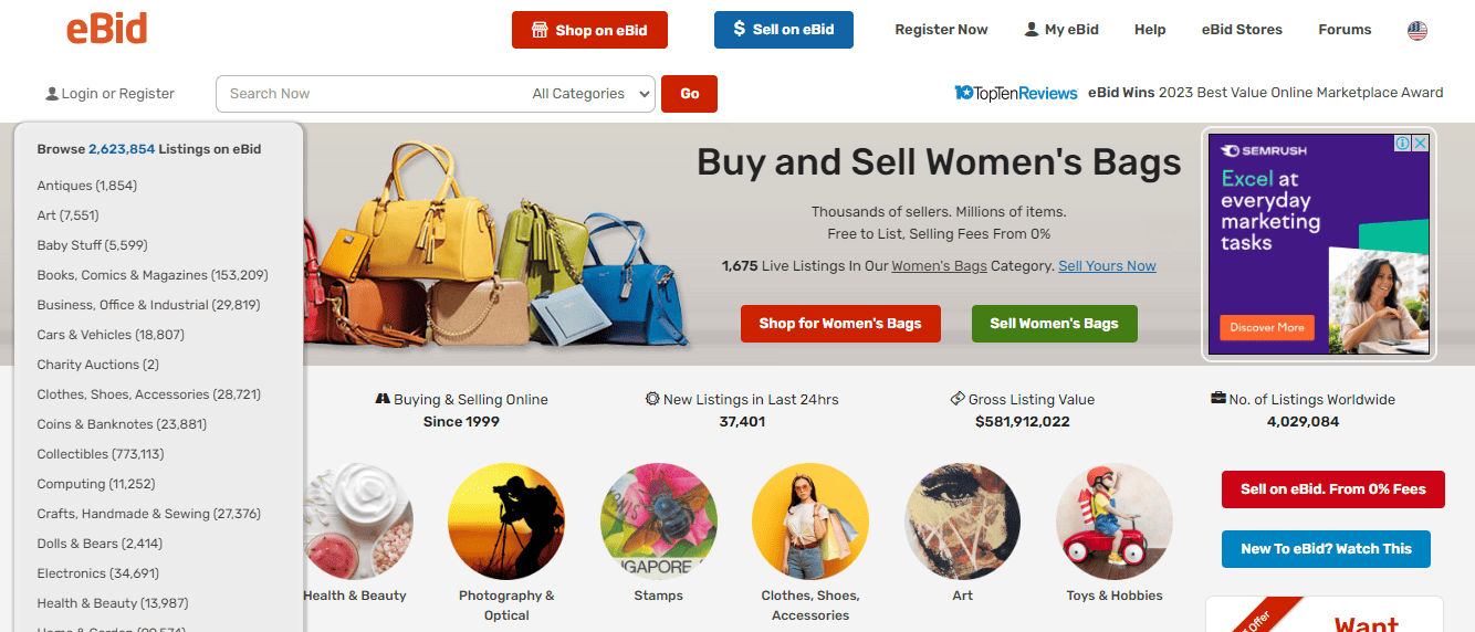 eBid - Best alternative to eBay