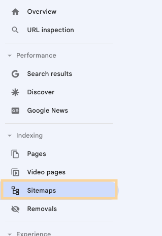 Sitemaps in Google Search Console