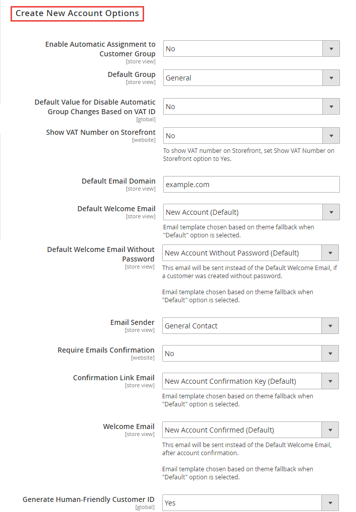 How to Configure Magento 2 Customer Accounts [2024] 3