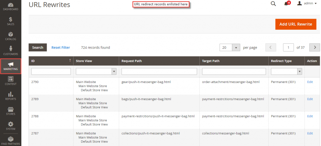 How to Manage Magento 2 URL Rewrite 4