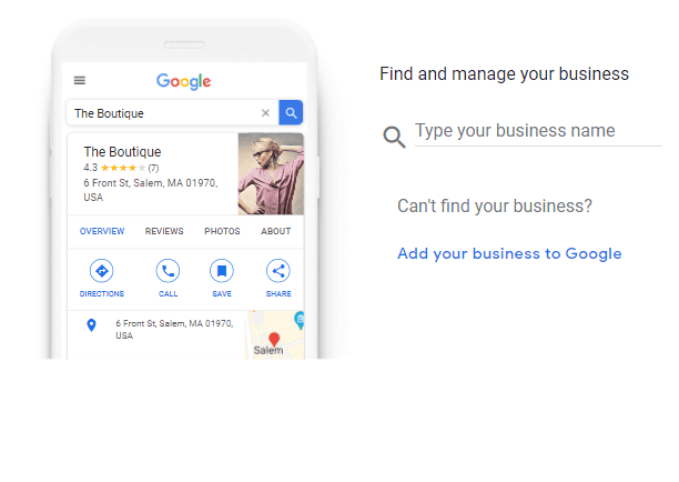 Create a Google Business profile 