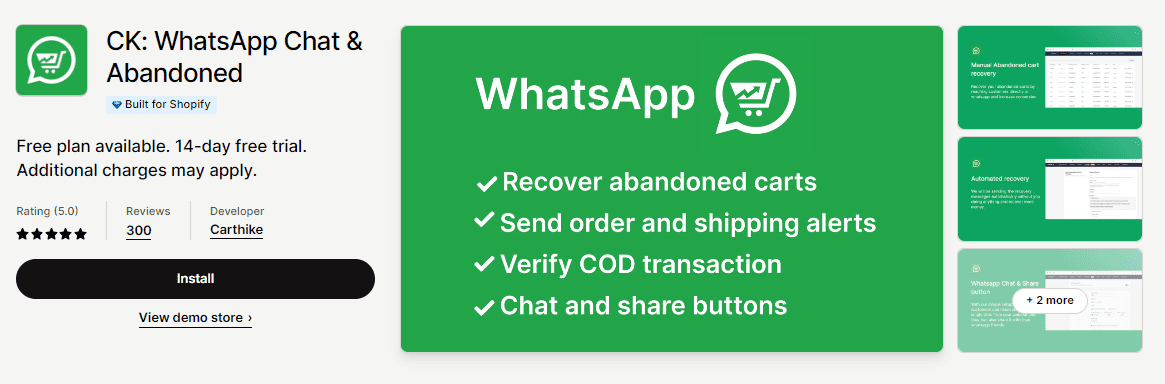 CK WhatsApp Chat Abandoned