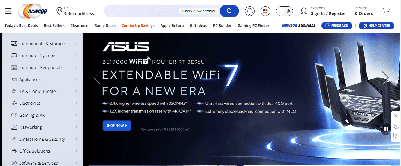 Newegg online marketplace