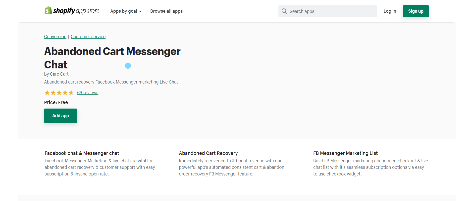 Abandoned Cart Messenger Chat - Shopify App Store