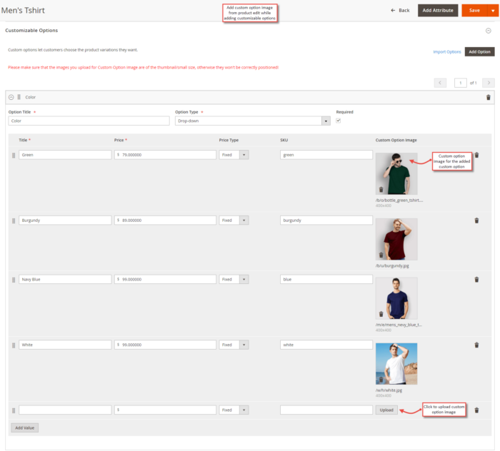 Add Custom Option Image in Magento 2