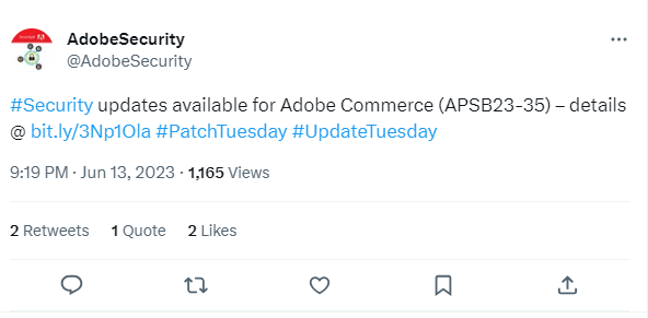 Adobe security patch update