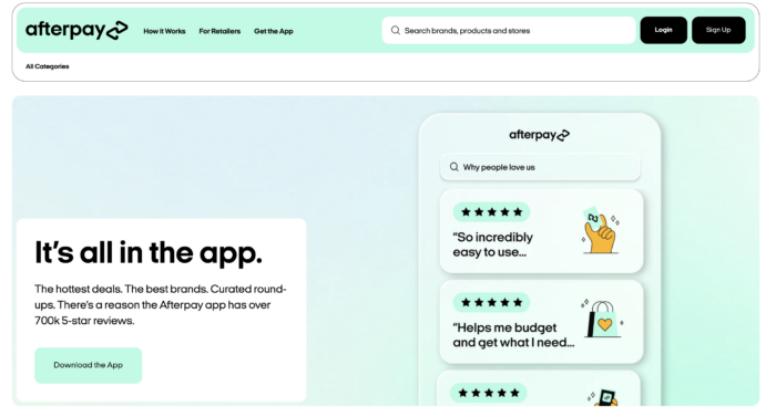 Afterpay - Homepage