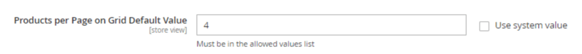 Products per page on grid default values in product listing in Magento 2