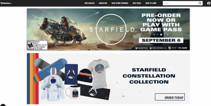 Bethesda gear - Brands using Shopify