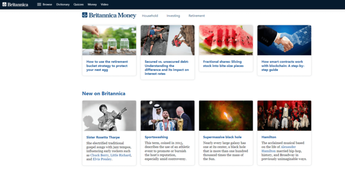 Britannica - Brand using Shopify 