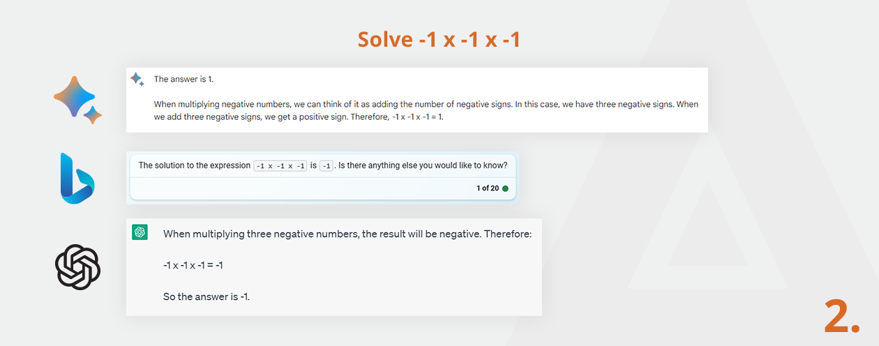 ChatGPT vs Bard vs Bing - Solve Maths Problem