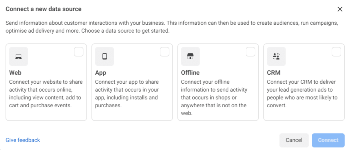 Connect a New Data Source