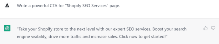 Effective CTA Using ChatGPT for Copywriting