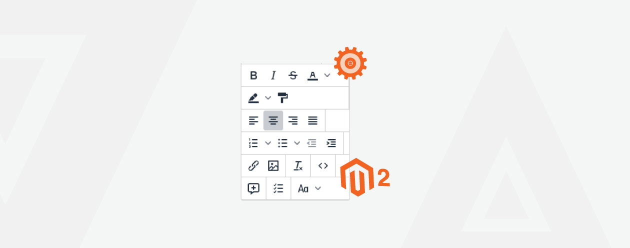 How to Configure TinyMCE4 Toolbar in Magento 2.3.x