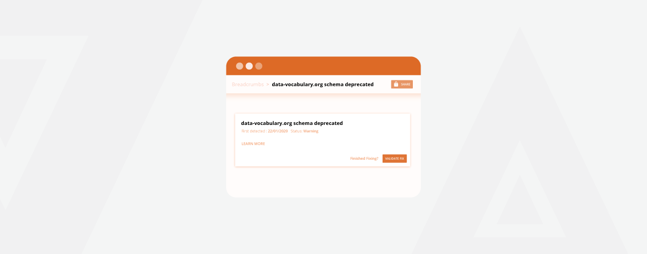 How To Fix “data-vocabulary.org schema deprecated” Error
