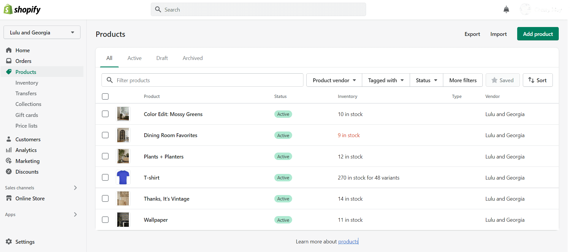 Import Products to Shopify Using CSV - Shopify Admin Panel