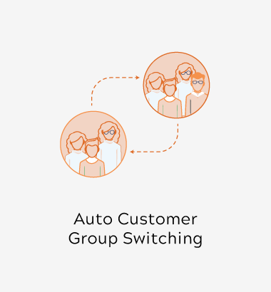 Magento 2 Auto Customer Group Switching Extension