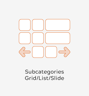 Magento 2 Subcategories Grid/List/Slide Extension