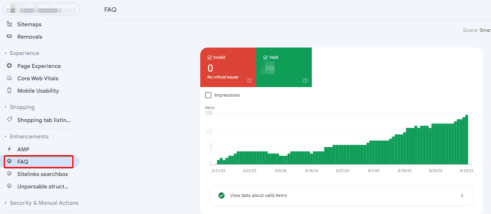 Monitor performance of schema markup in Google Search Console