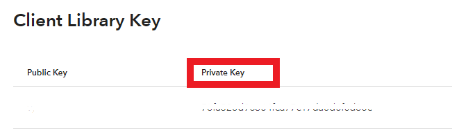 Braintree Private Key