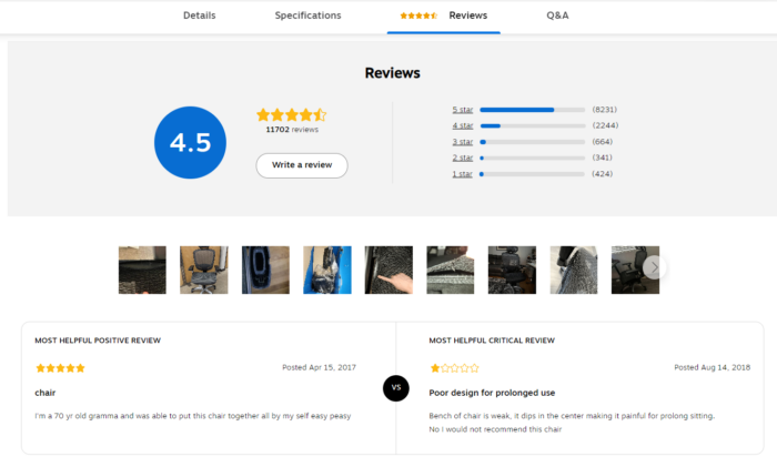 Add reviews