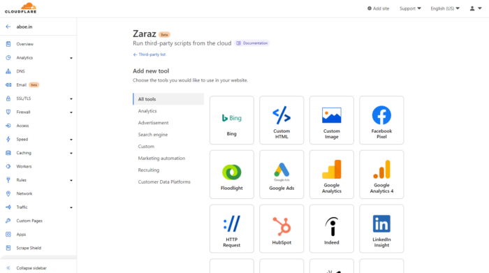 Setting up GA with Cloudflare Zaraz