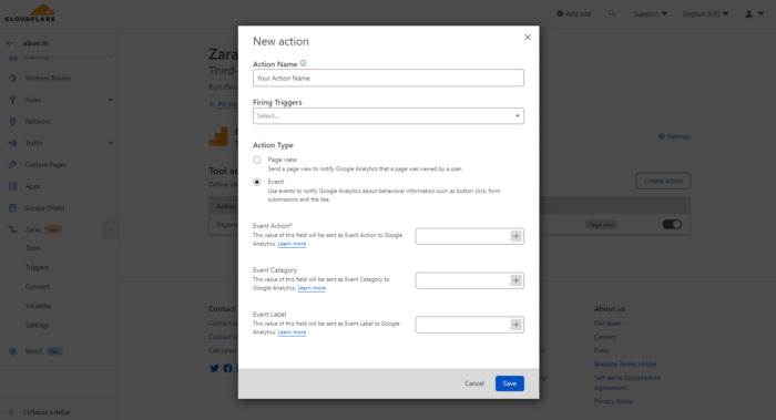 How to Setup Google Analytics with Cloudflare Zaraz [2024] 3