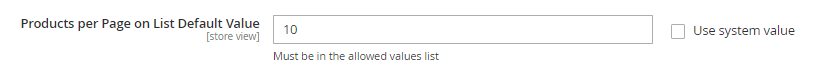 Products per Page on List Default Value in product listing in Magento 2