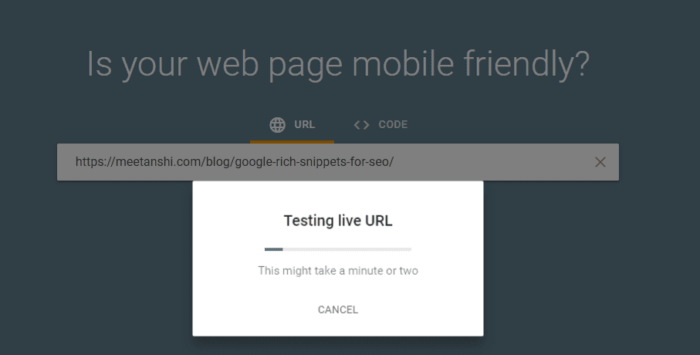 Run Website Mobile Friendly Directly Using Chrome Bookmarklet for SEO