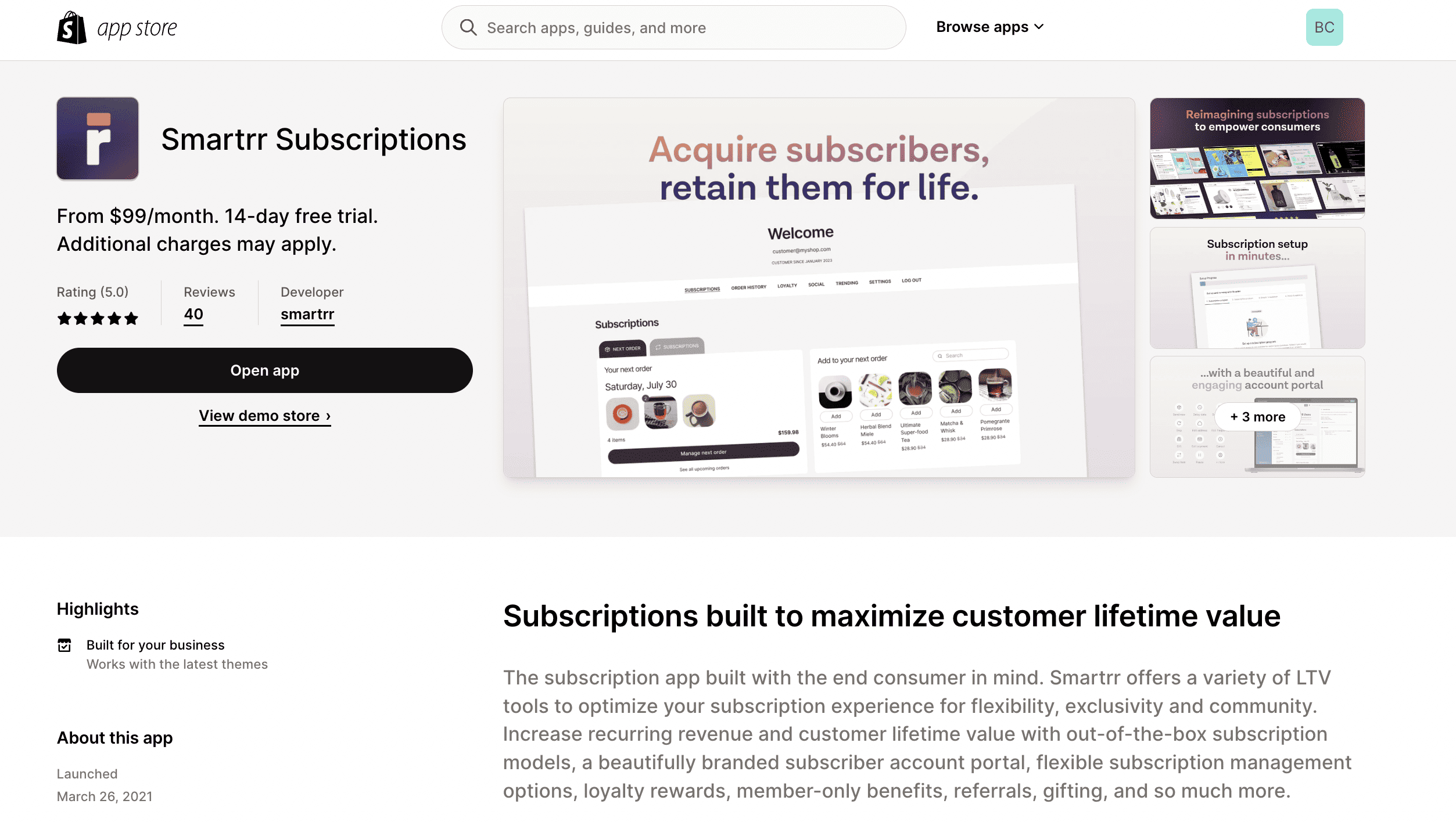 Smartrr Subscriptions - Best Subscription App for Shopify