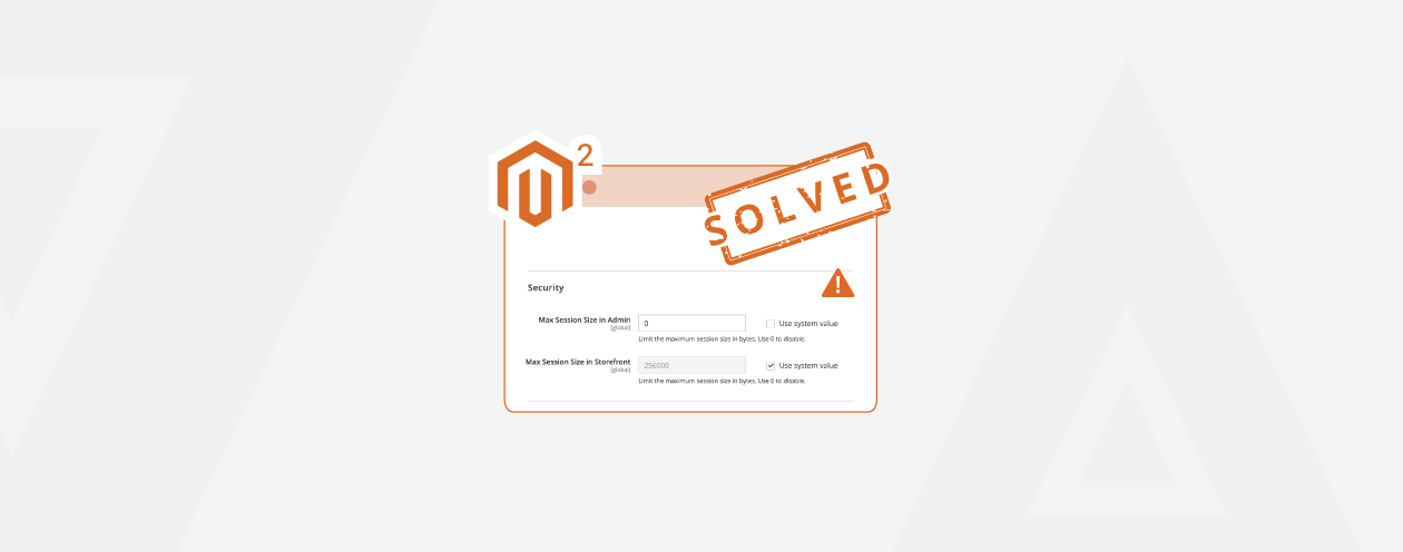 Solved Exceeded Allowed Session Max Size in Magento 2