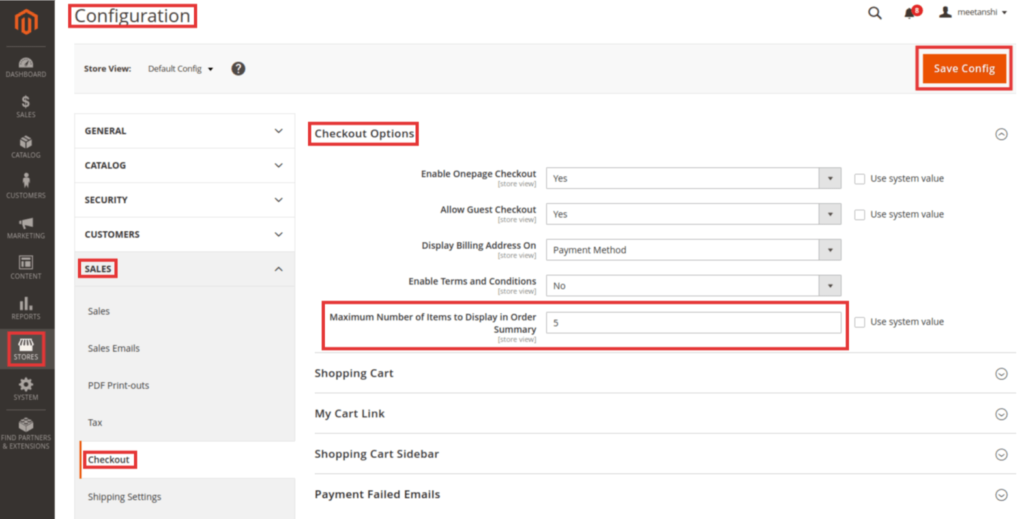 Steps to Change Maximum Number of Items to Display in Order Summary in Magento 2