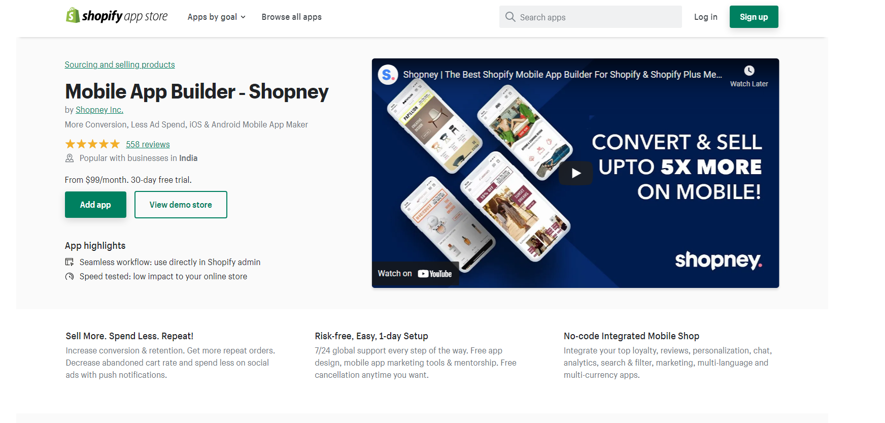 Mobile App Builder - Shopney - Shopify App for Traffic