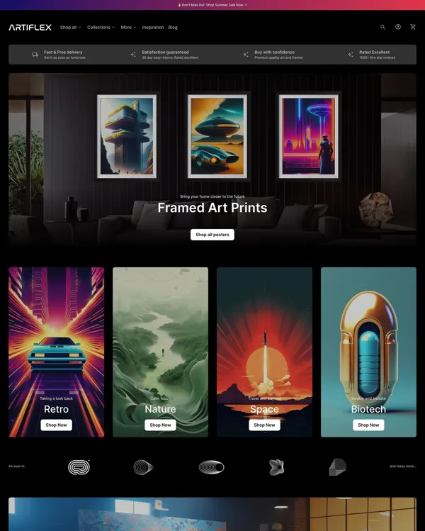 Align - shopify theme for art gallery