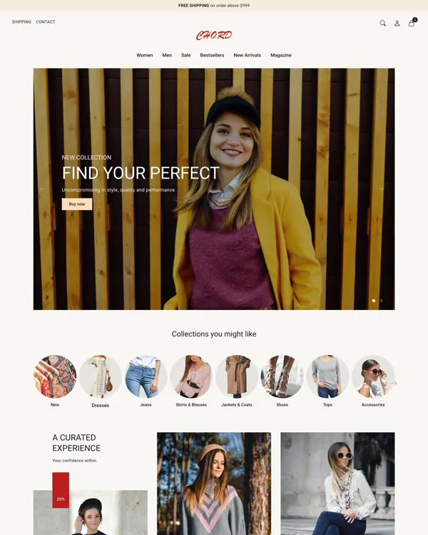 Chord - shopify membership theme