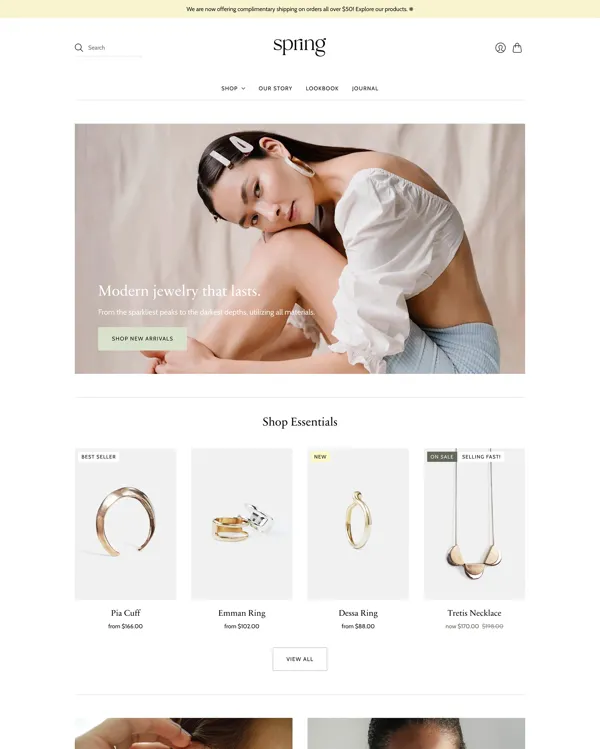 Editions - shopify themes small inventory