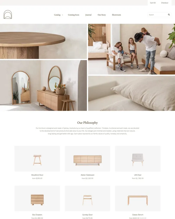 Grid - shopify theme for furniture store