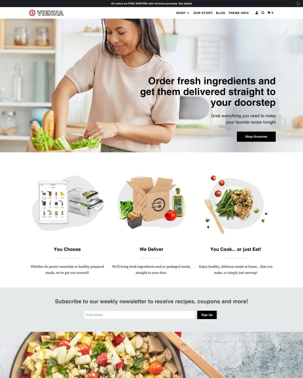 Parallax - shopify nutrition theme