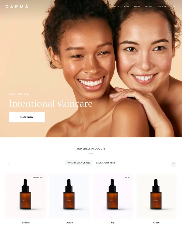 Pipeline - shopify beauty theme