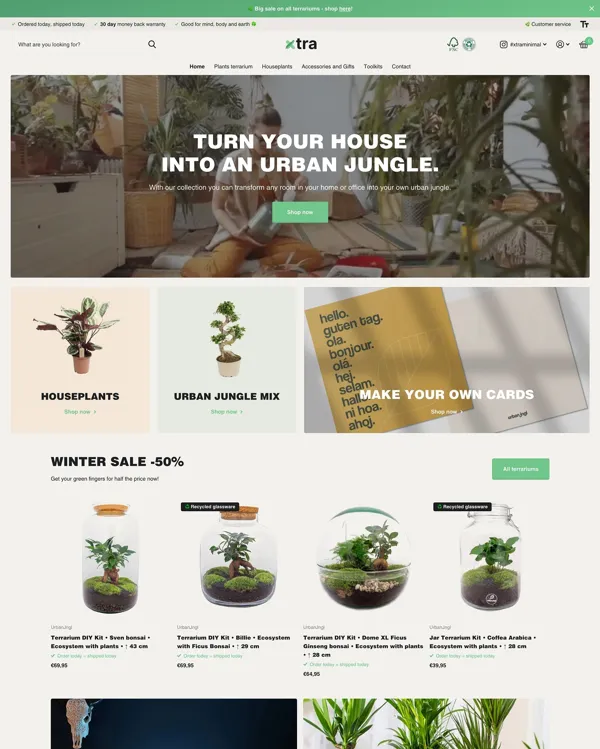 Xtra - shopify theme for print on demand store